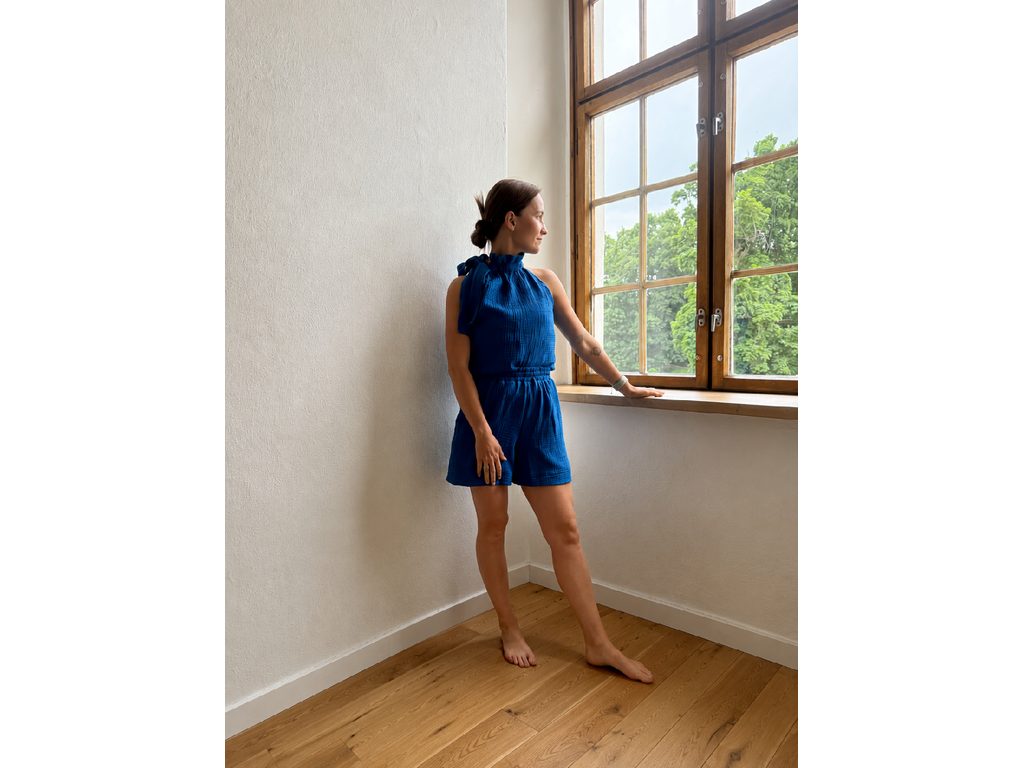 Muslin Set Manon Cobalt Size: S