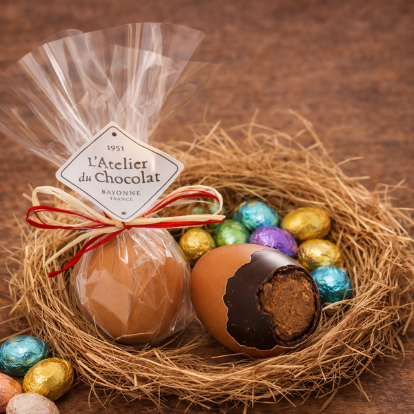 Dark Chocolate Praline Shell Egg Easter