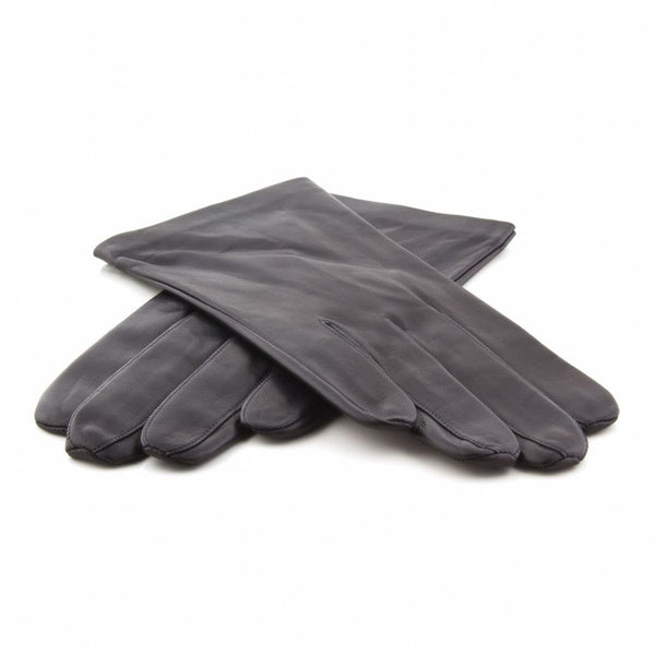 Short Men's Leather Gloves Without Decoration