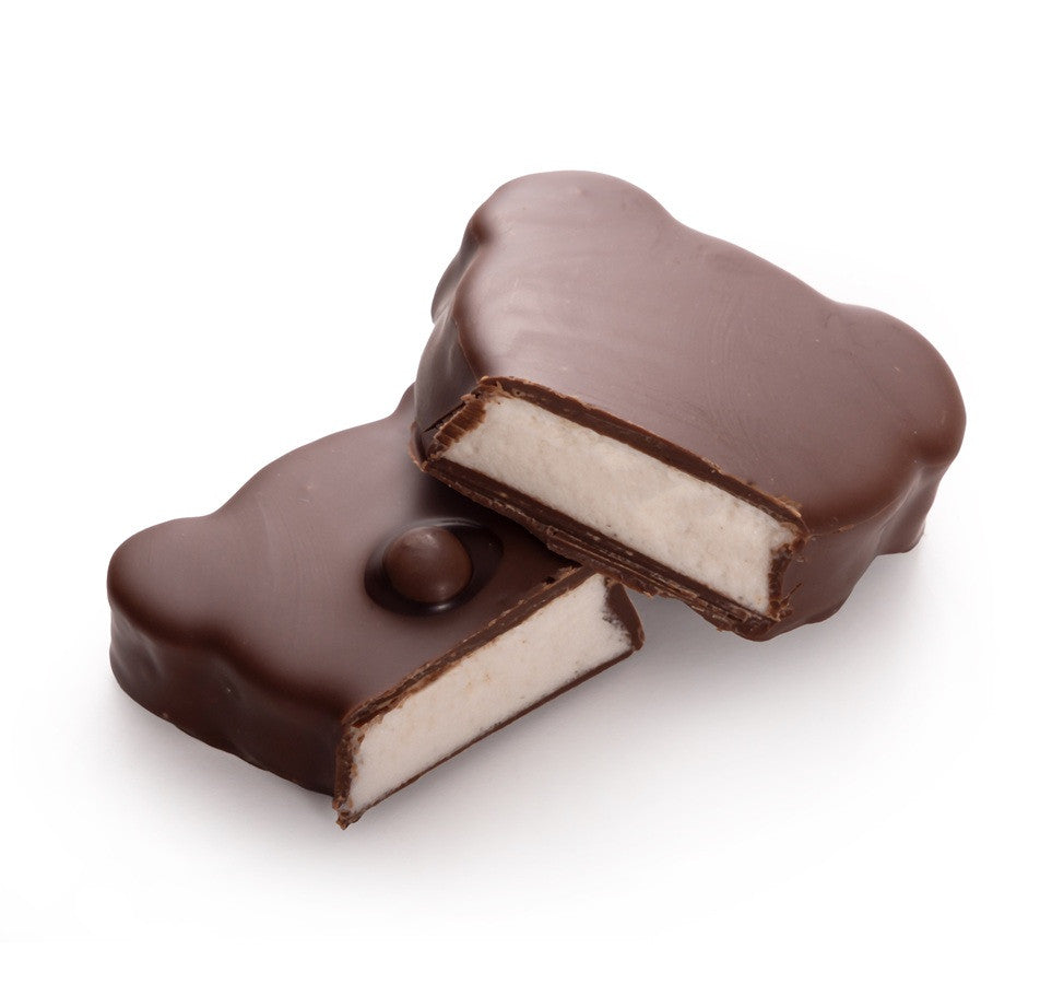Box of 3 Vanilla Marshmallow Bears with Milk Chocolate