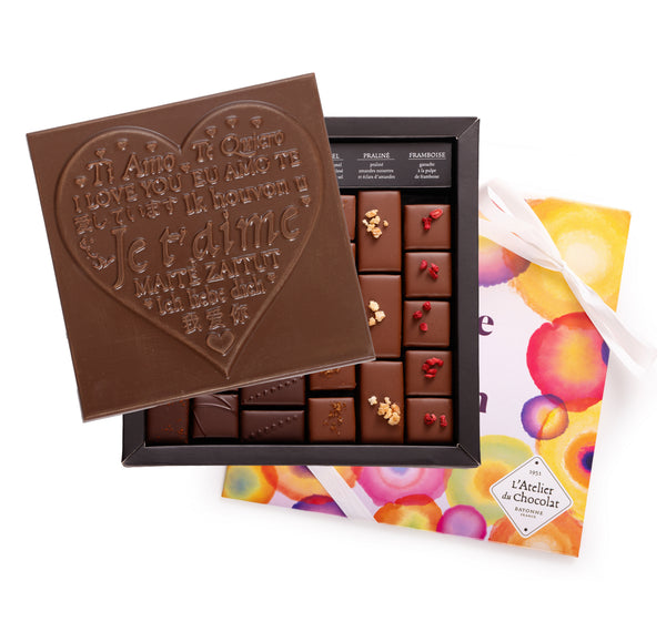 ILBARRITZ DARK MILK CHOCOLATE BOX I LOVE YOU MILK - Happy Mother's Day