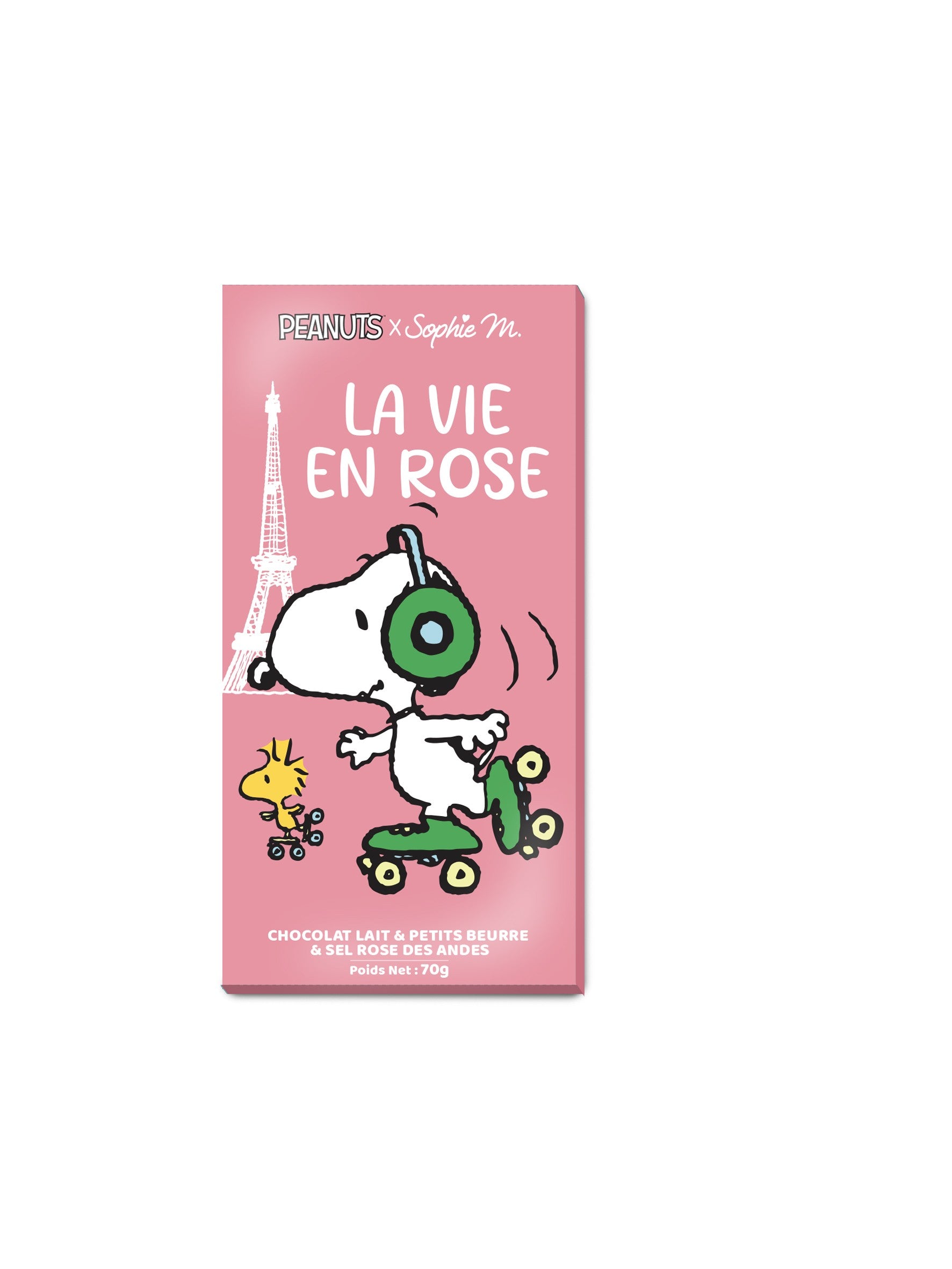 Peanuts Snoopy - LA VIE EN ROSE Chocolate Bar