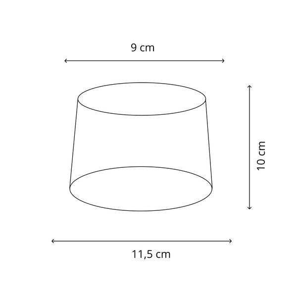 Various Drum Lampshade – Cream - Ø11.5 - Stylish Chintz - E14