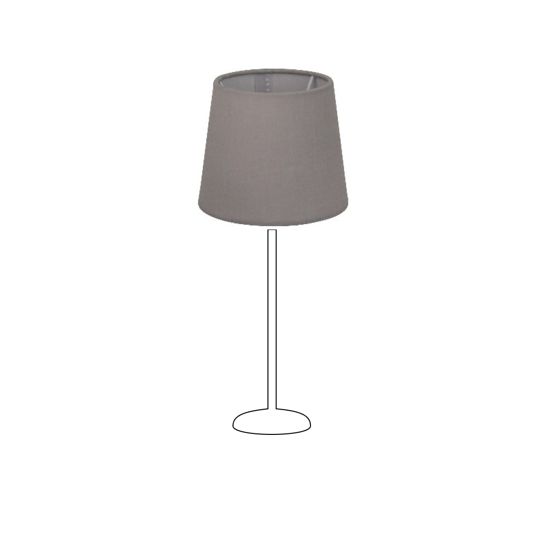 Various Drum Lampshade – Light Grey - Ø11.5 - Stylish Chintz - E14