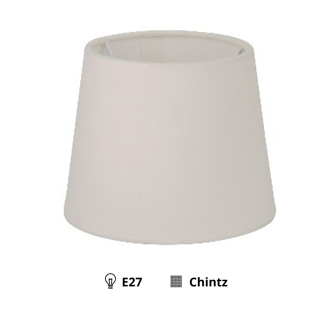Various Drum Lampshade – Cream - Ø11.5 - Stylish Chintz - E14