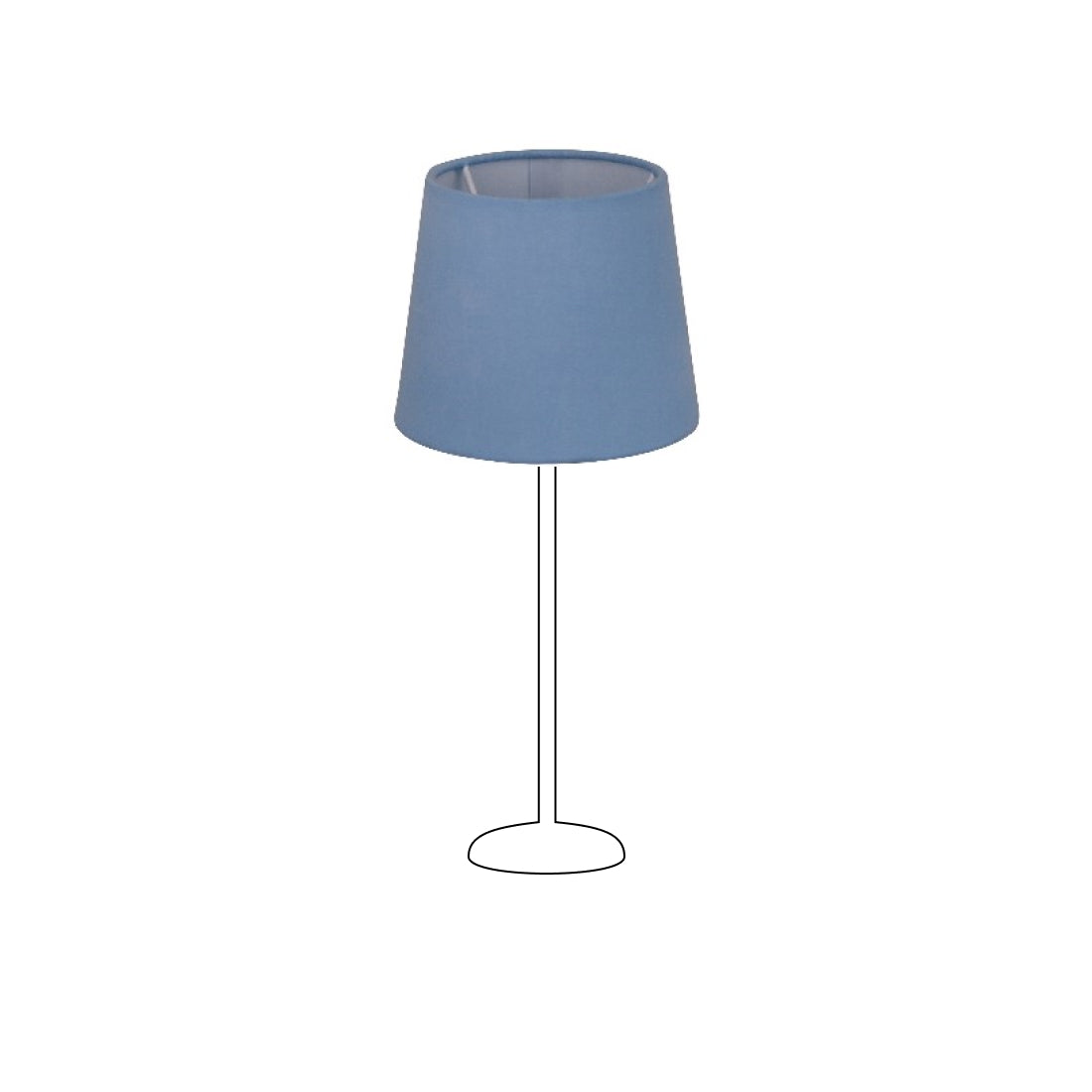 Various Drum Lampshade – Light Blue - Ø11.5 - Stylish Chintz - E14