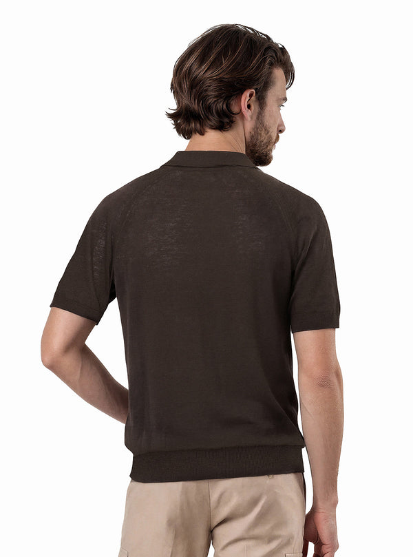 SHORT SLEEVE POLO WITH SKIPPER COLLAR