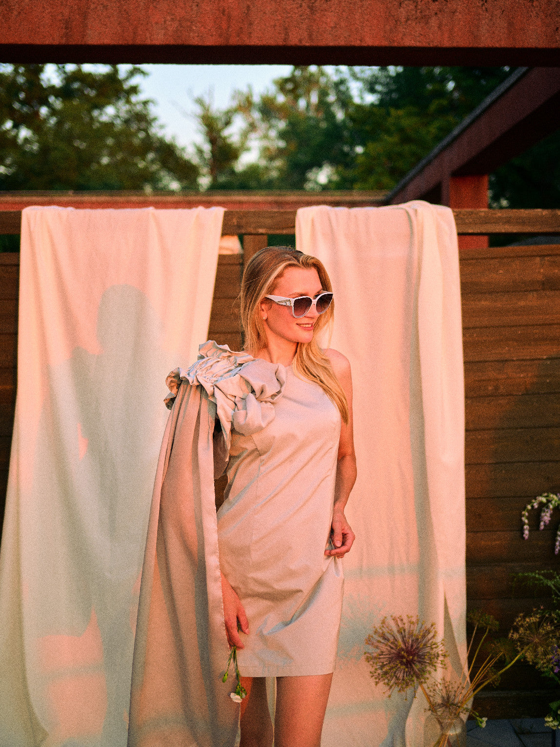 Silver dress - one piece