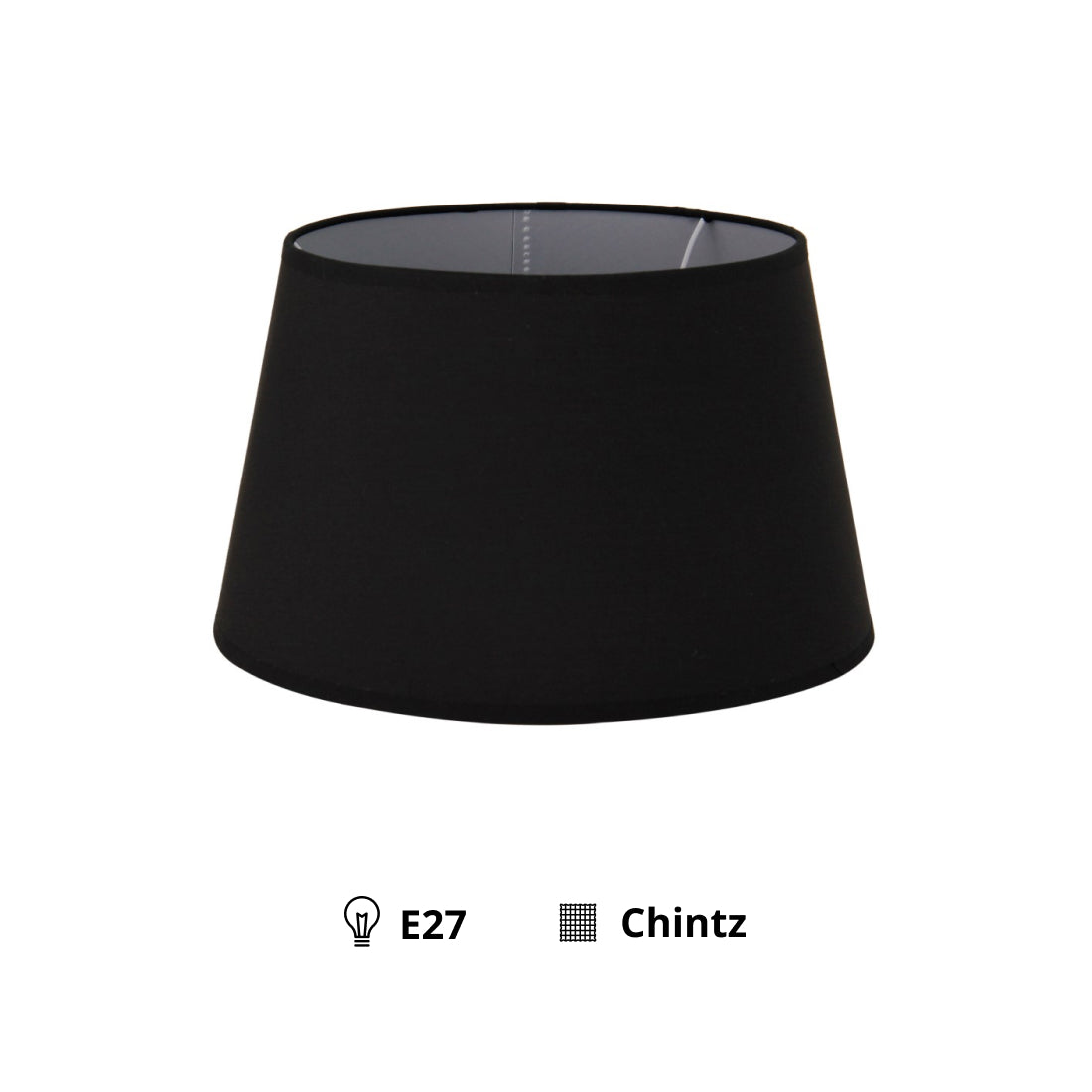 Various Chintz Lampshades in Black, Cream & Green – 20 or 25 cm