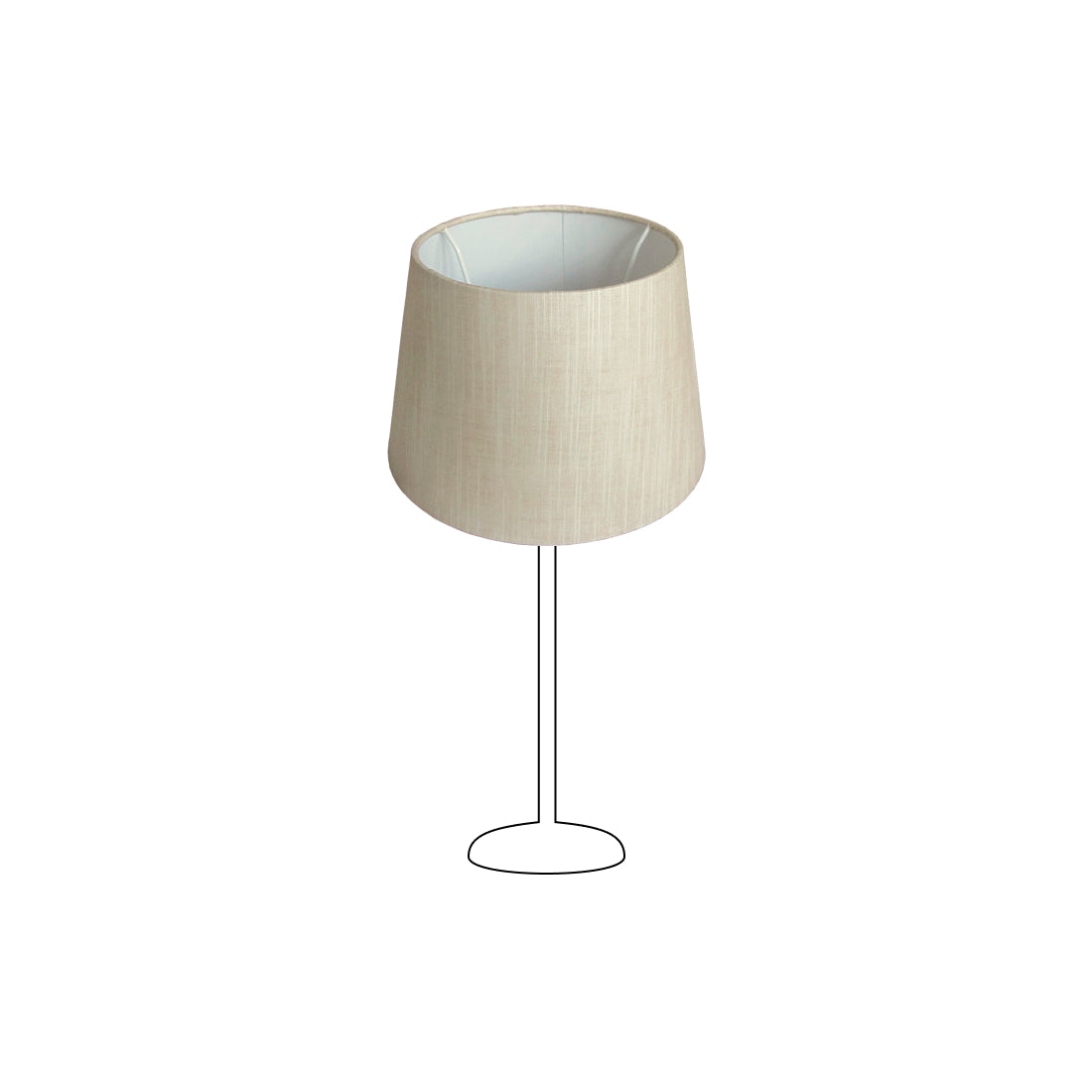Various Drum Shade – Cream Wild Silk (Ø20 cm) – Elegance for Your Home