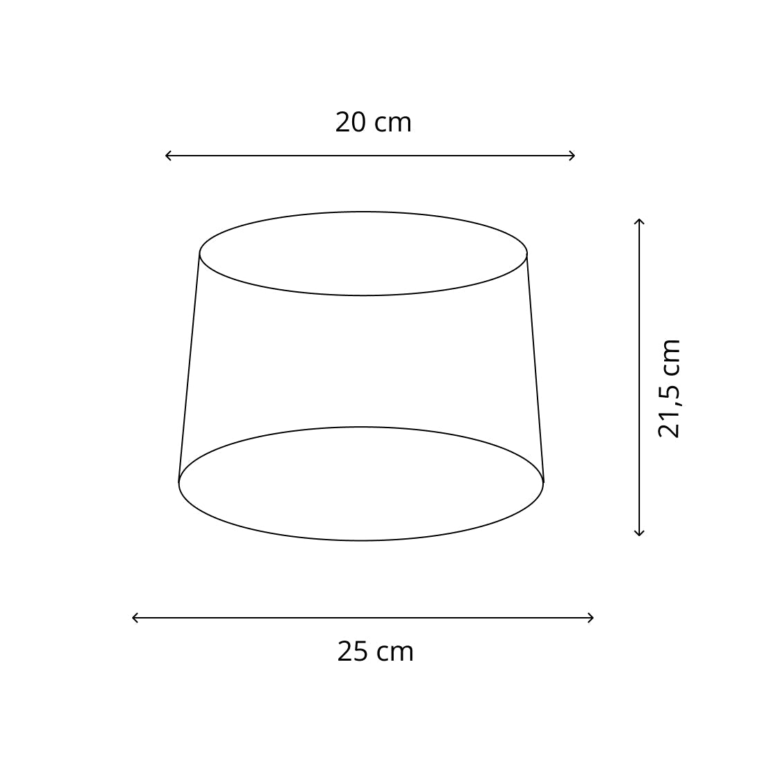 Various Drum Lampshade – Cream - Ø25 cm - Chintz