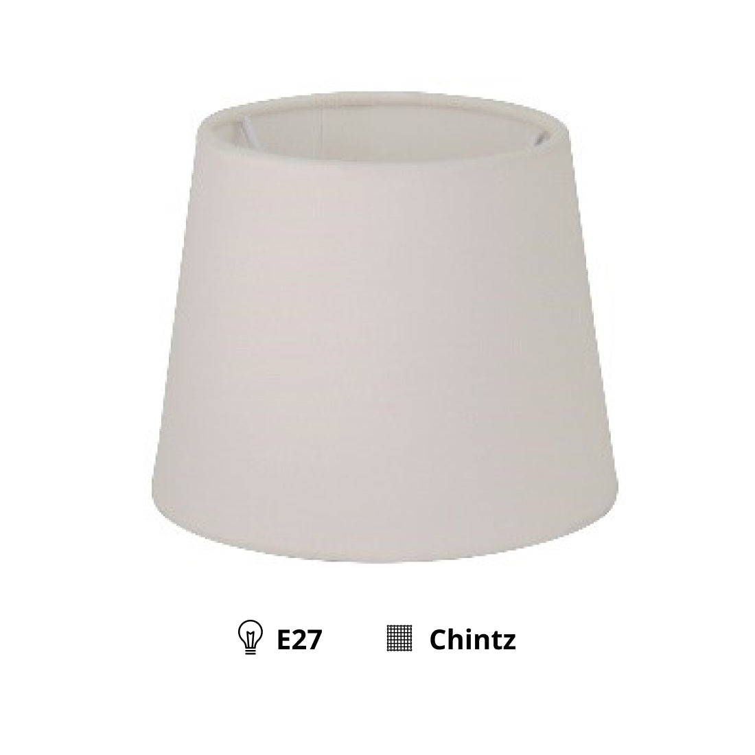 Various Drum Lampshade – Cream - Ø25 cm - Chintz