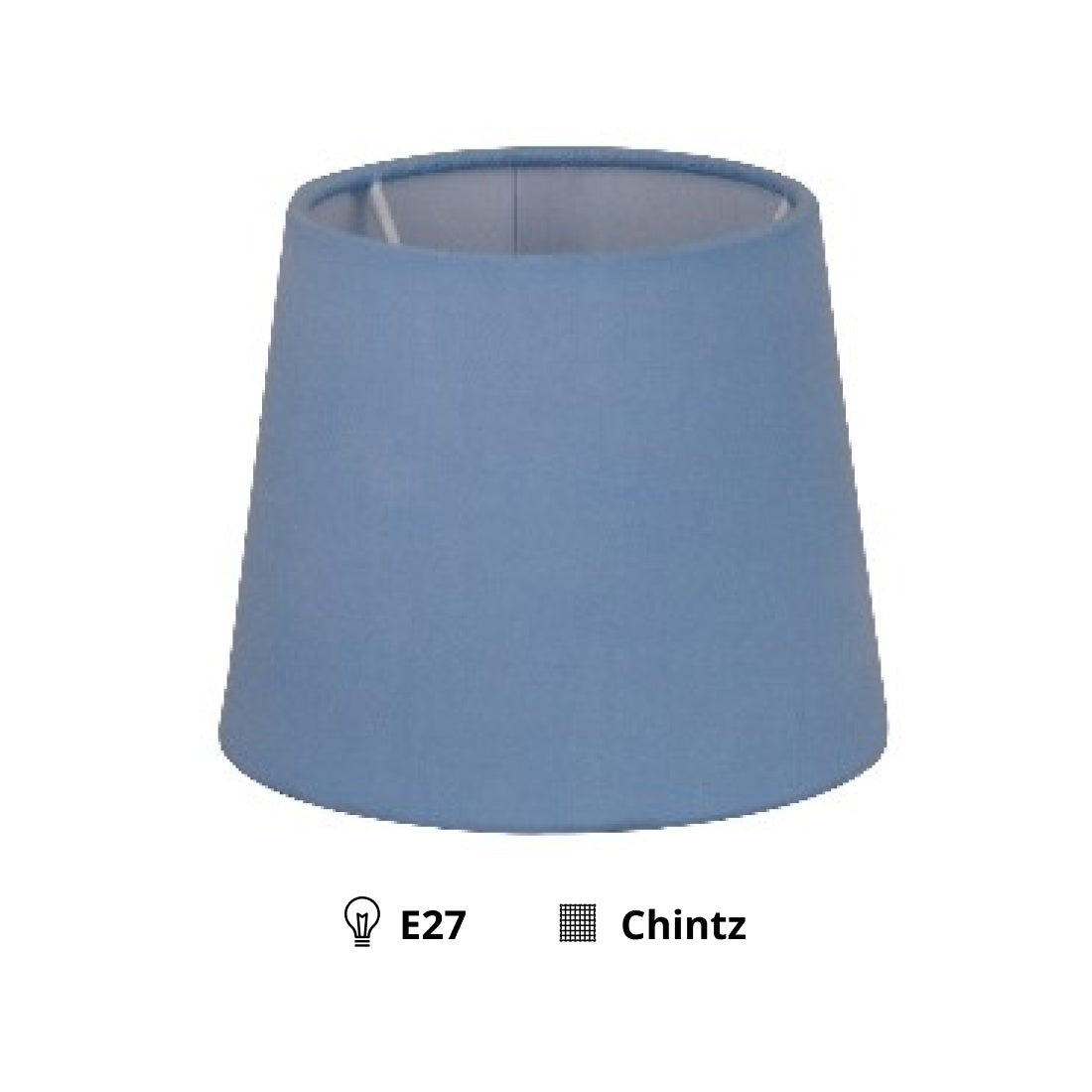 Various Lampshade Round – Light Blue - Ø25 cm - Chintz