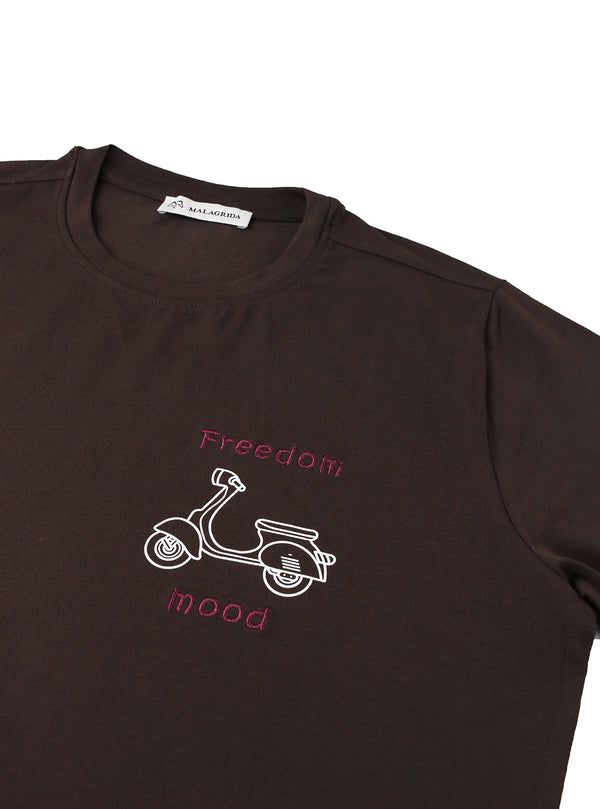 T-SHIRT WITH VESPA PRINT