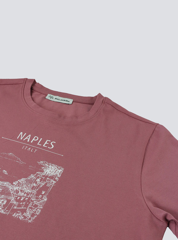 T-SHIRT CON STAMPA NAPLES