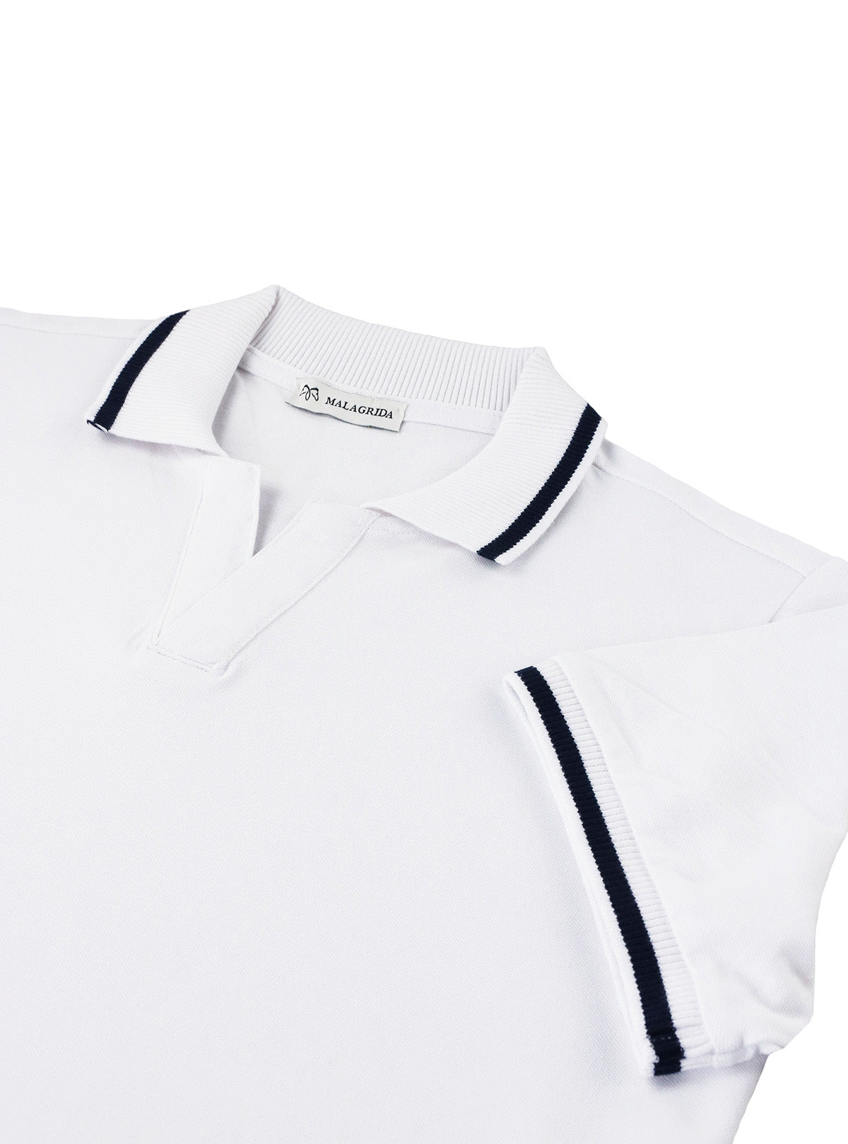 SHORT SLEEVE POLO WITH SKIPPER COLLAR IN PIQUET FABRIC