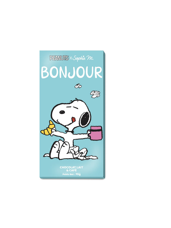 Peanuts Snoopy - Tablette BONJOUR