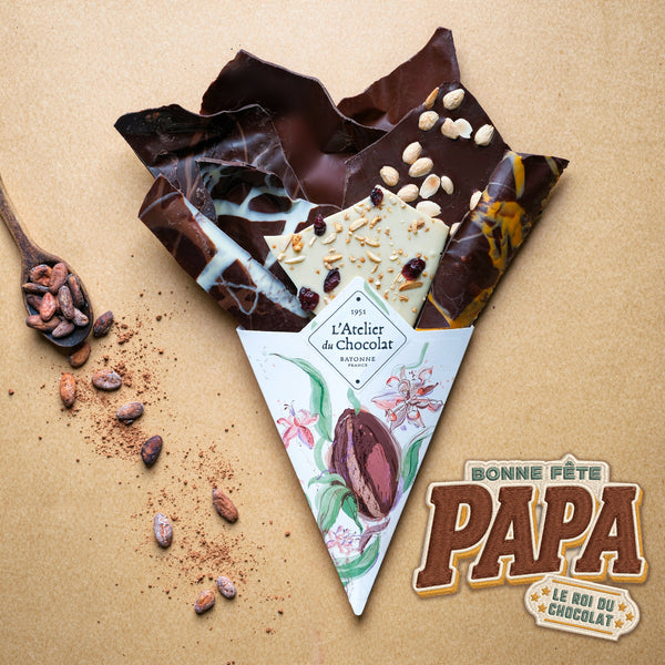 Bouquet de Chocolat Bonne Fête Papa et sa bouchée Mangue Piment