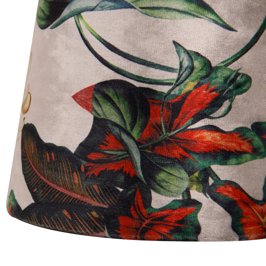 Various Malaga Table Lamp - 1 light - Ø20 cm - Botanical - Velvet