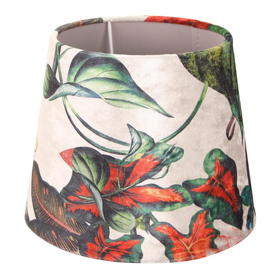 Lampe de table Malaga Variée - 1 lumière - Ø20 cm - Botanique - Velours