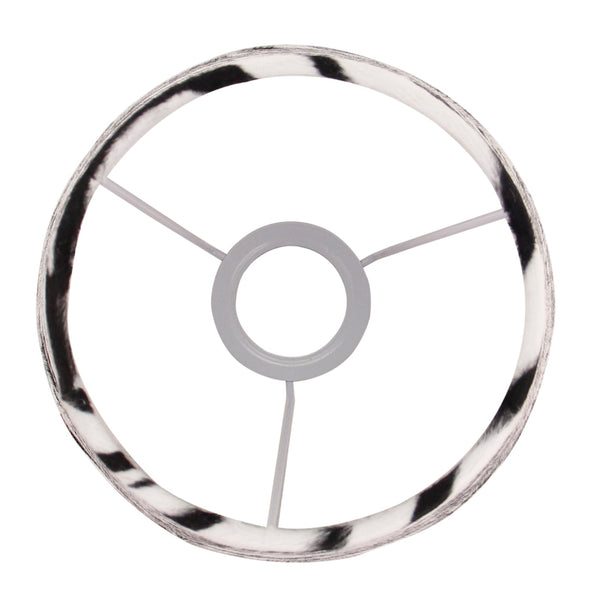 Lampada da Tavolo Zebra Vari - 1 luce - Ø20 cm - Zebra - Velluto