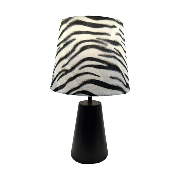 Različna Zebra namizna svetilka - 1 svetilka - Ø20 cm - Zebra - Velur