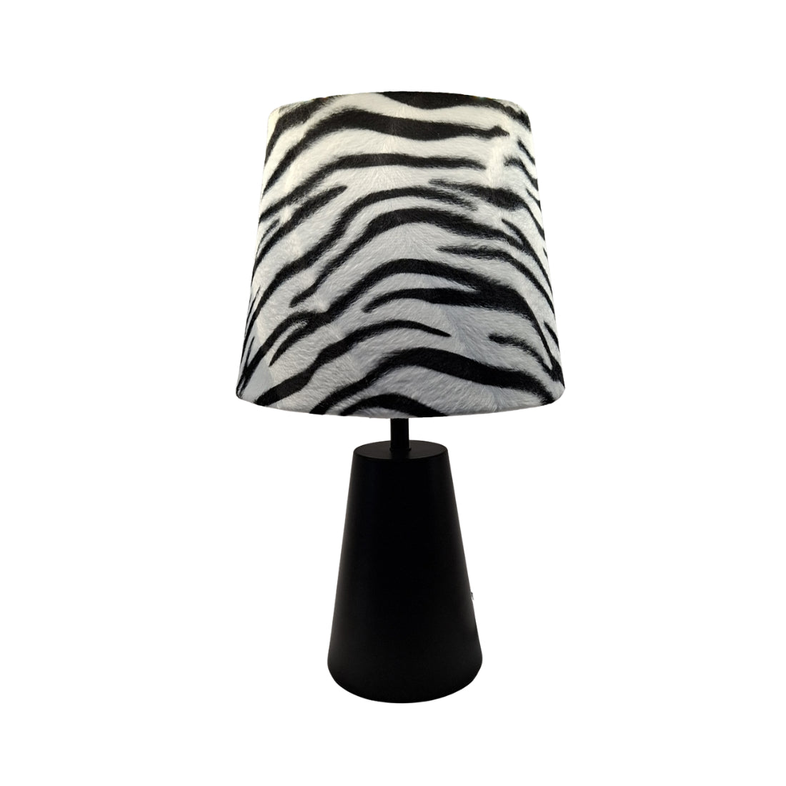 Lampada da Tavolo Zebra Vari - 1 luce - Ø20 cm - Zebra - Velluto