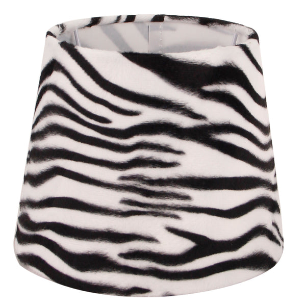 Lampada da Tavolo Zebra Vari - 1 luce - Ø20 cm - Zebra - Velluto