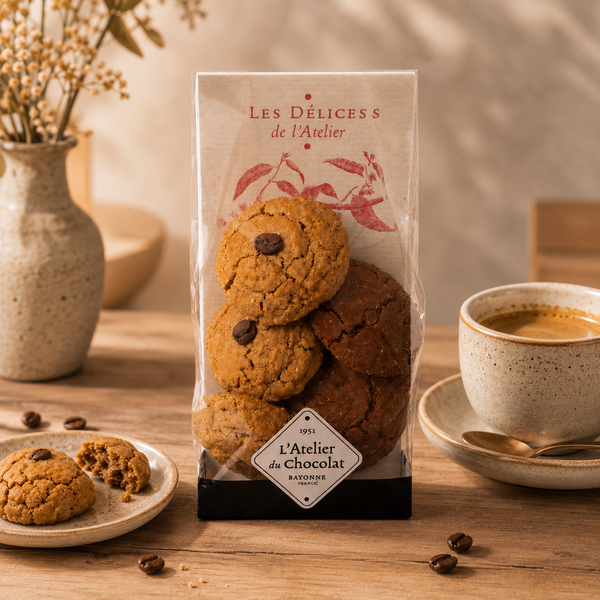 Macarons al Caffè e Cioccolato Baschi x6