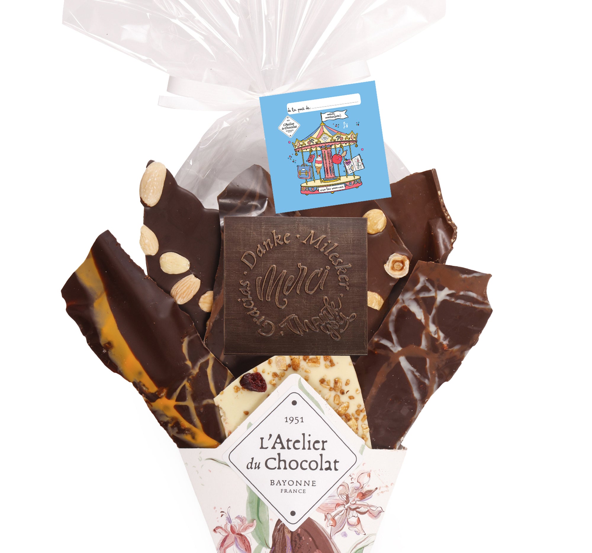 Personalized Chocolate Bouquet Thank You Teacher End of School Year Gift