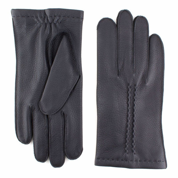 Men's Leather Gloves Made from American Deer with Cashmere