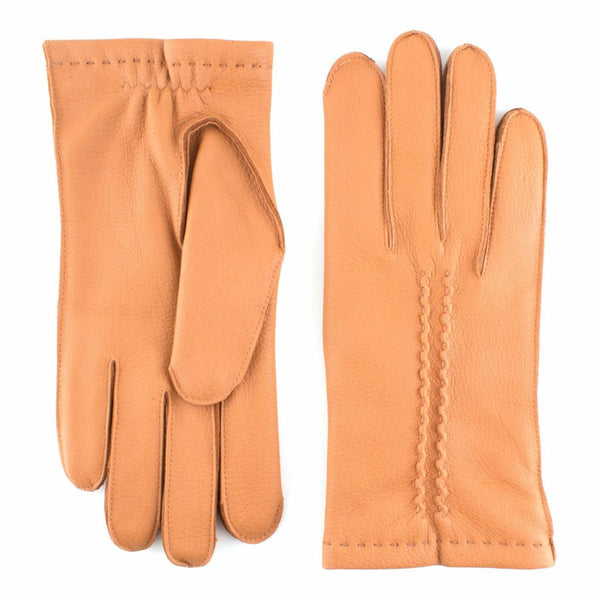 Men's Leather Gloves Made from American Deer with Cashmere