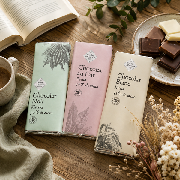 Classic chocolate tablet trio