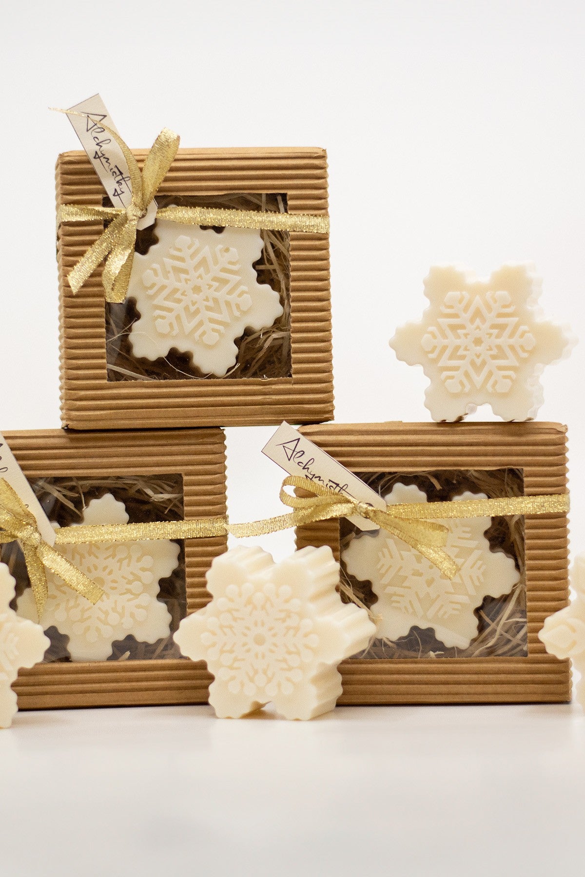 Snowflake - lanolin soap - limited edition