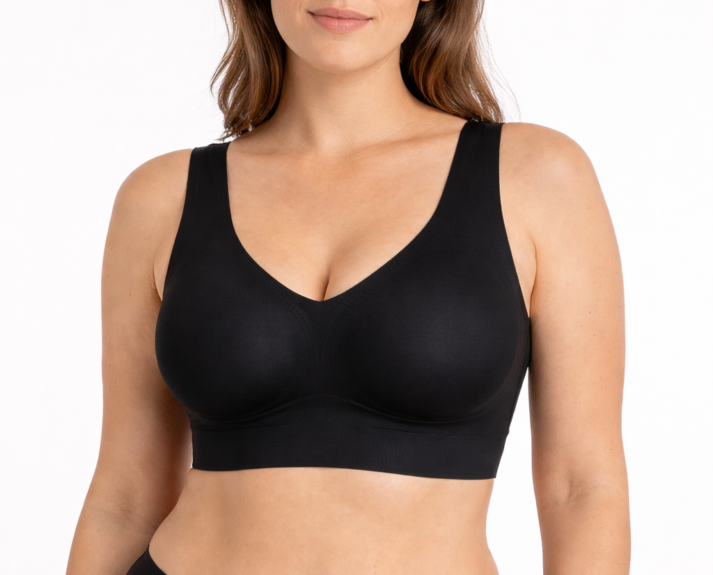 Seamless Back-Shaping Bra, BLACK Size: 3XL