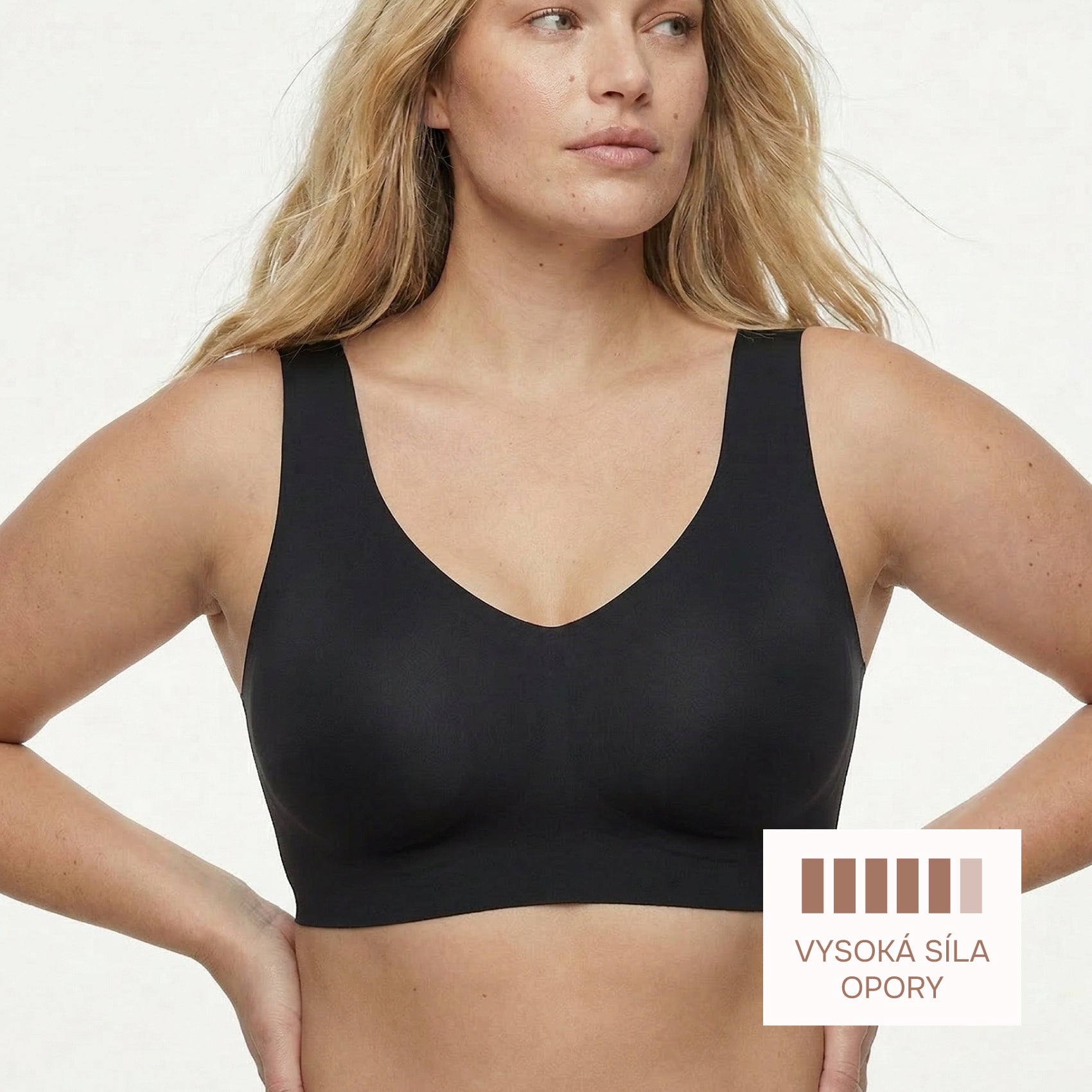 Seamless Back-Shaping Bra, BLACK Size: XXL