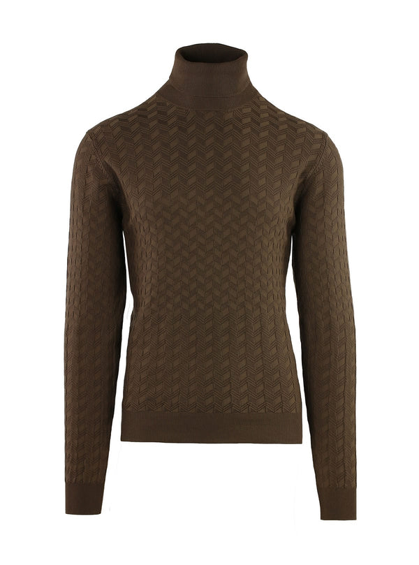 OFFSET GERIBDE TURTLENECK