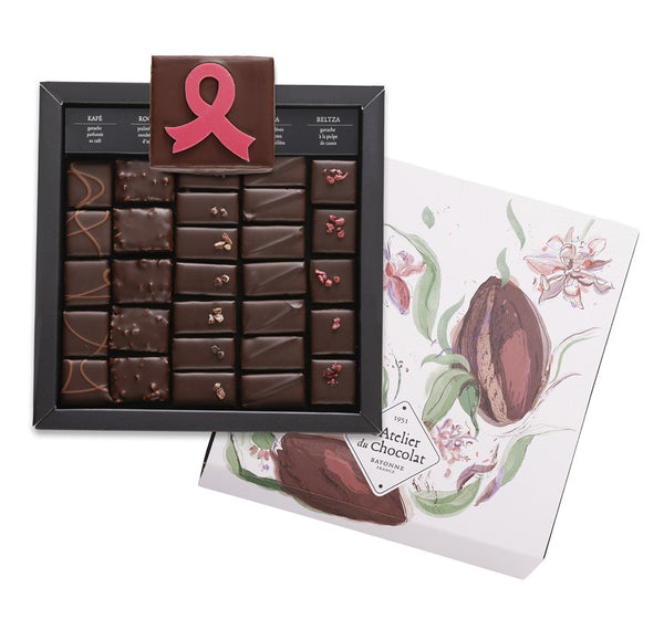 Ilbarritz Extra Dark Chocolate Box and its October Rose Bite