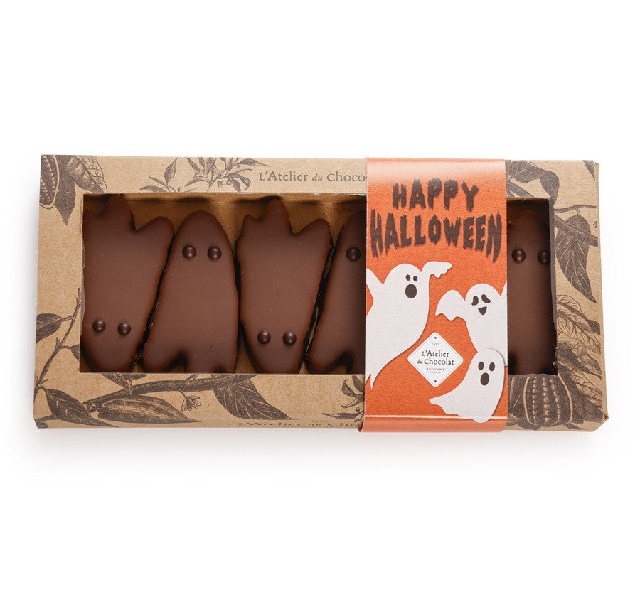 Marshmallow Ghosts Vanilla Milk Chocolate Box