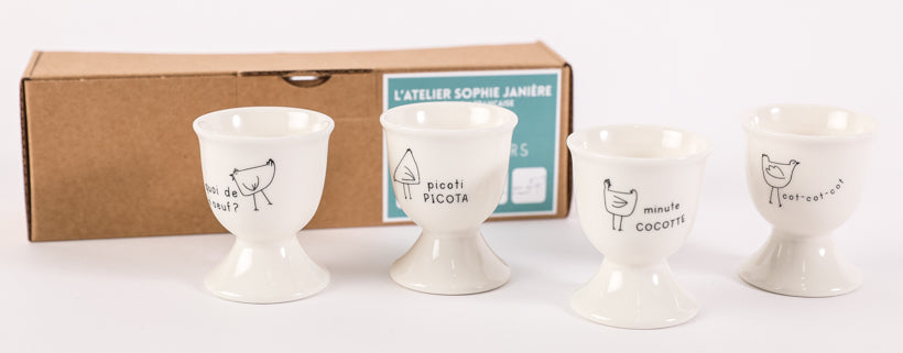 Set of 4 Picoti Picota Egg Cups