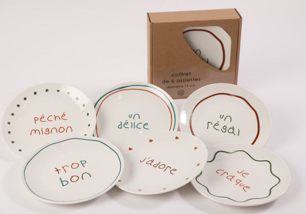 Ensemble de 6 Assiettes