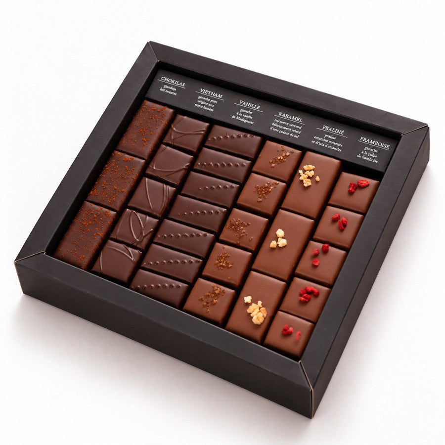 Boîte de chocolats noir lait Ilbarritz Halloween