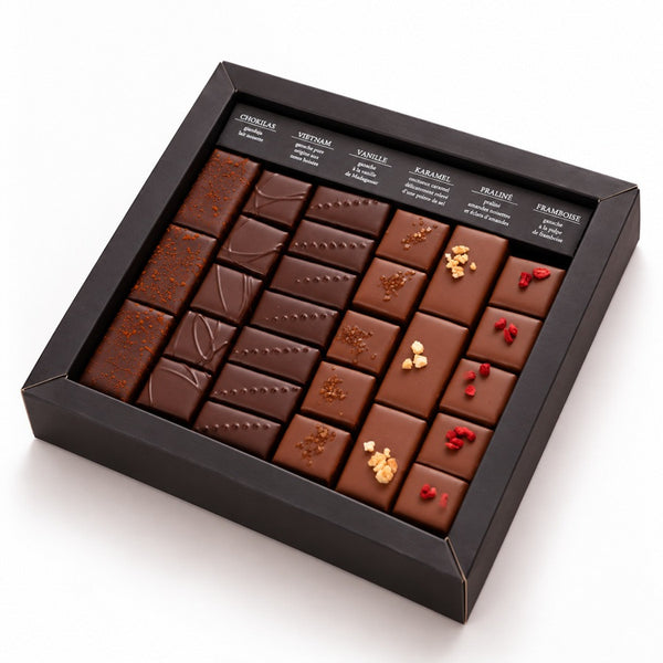 Boîte de chocolats noir lait Ilbarritz Halloween
