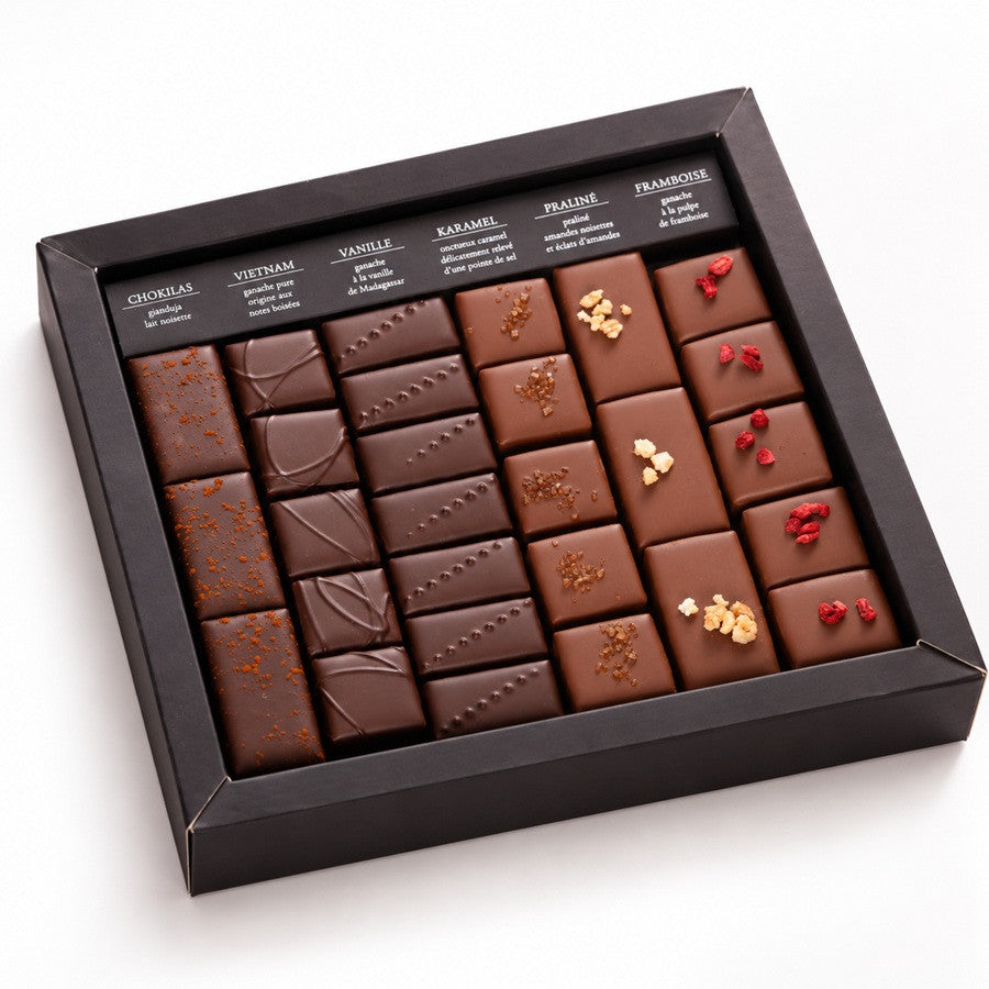 Boîte de chocolats noir lait Ilbarritz Halloween