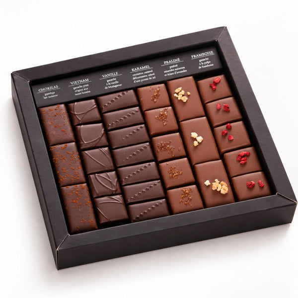 Boîte de chocolats noir lait Ilbarritz Halloween