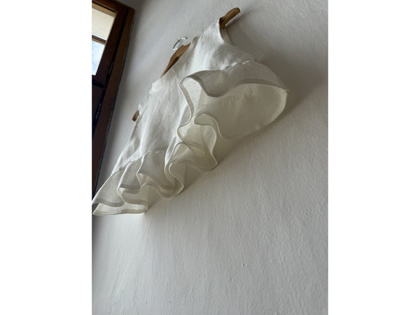 Linen Top Livia - Off White Size: M