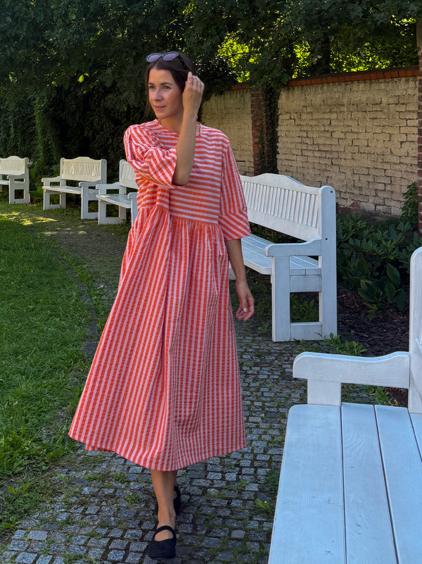 Maxi Dress Runa Orange Size: S-M