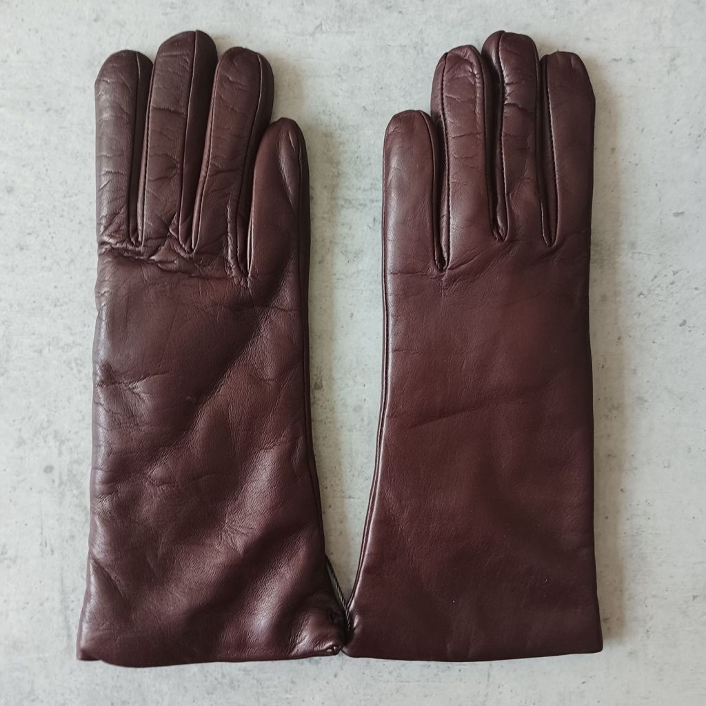 Colorful Smooth Women's Leather Gloves