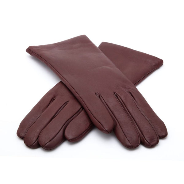 Colorful Smooth Women's Leather Gloves