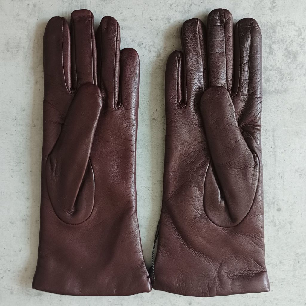 Colorful Smooth Women's Leather Gloves